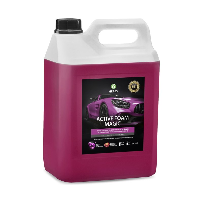 Автошампунь для бесконтактной мойки ГраСС Active Foam Magic 6кг