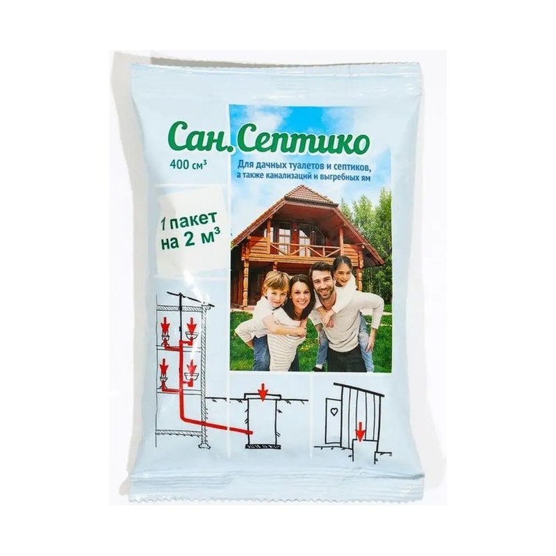 Средство для дачных туалетов Сан септико (400см³)