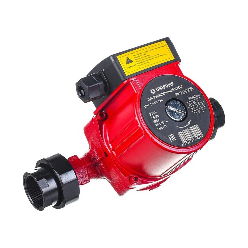 Насос циркуляционный Unipump UPS 25-60 180 с гайками