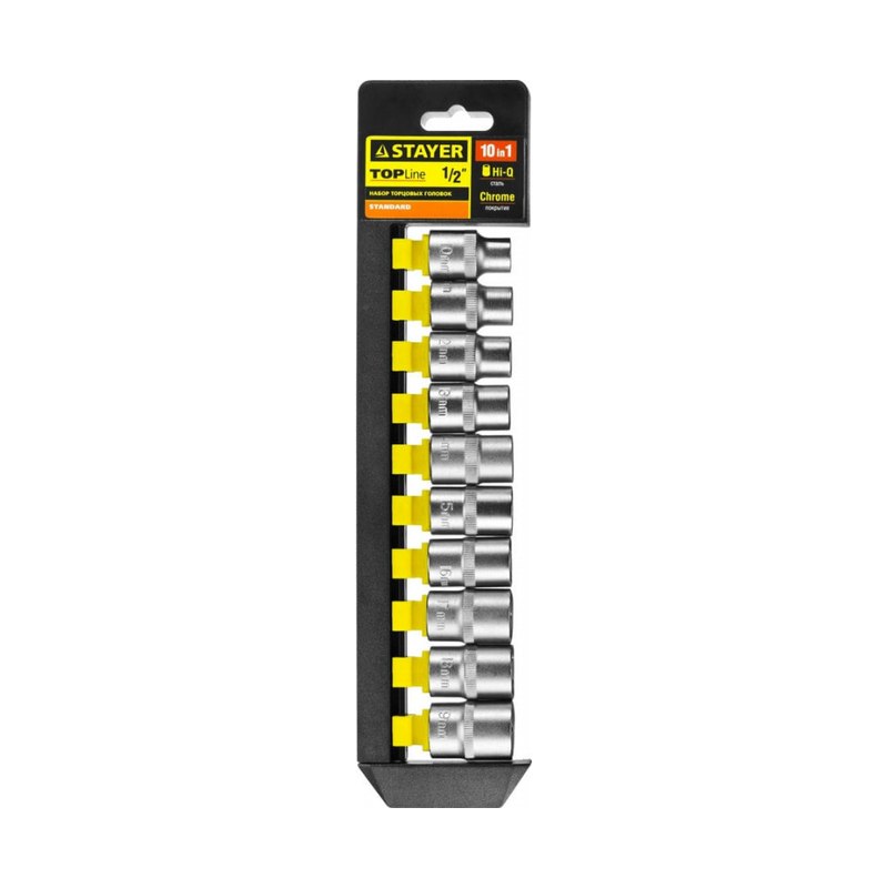 Набор торцовых головок STAYER RSS 10SD 10предм 1/2" 27759-H10