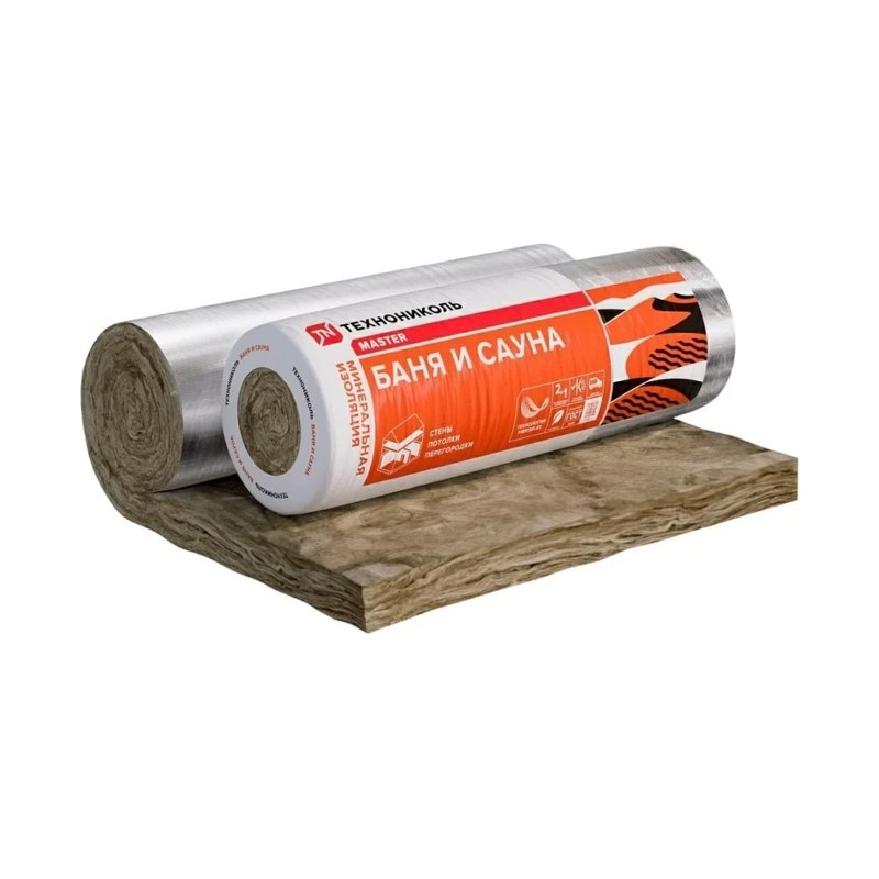 Маты теплозвукоизол. 40 RAlu Баня Сауна 12500/1200/50