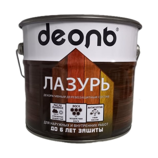 Пропитка деревозащитн. состав Лазурь Деоль дуб 0,75 л