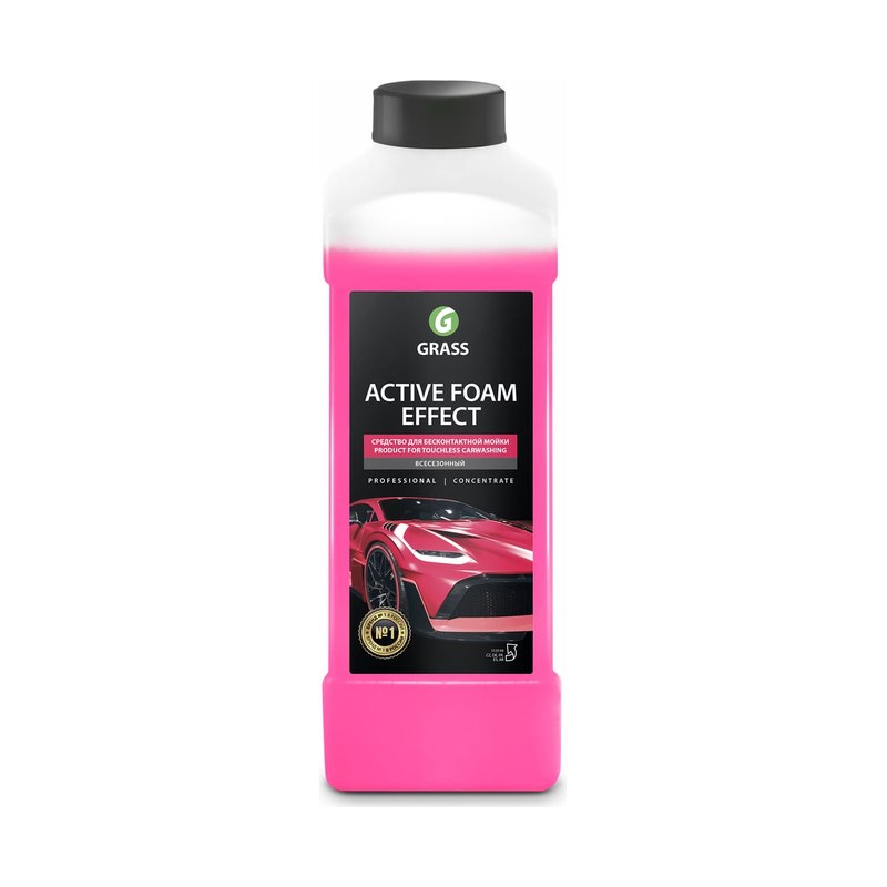 Автошампунь ГраСС для бесконт. мойки Active Foam Effekt 1 кг