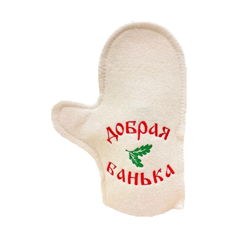 Варежка банная "Добрая банька"