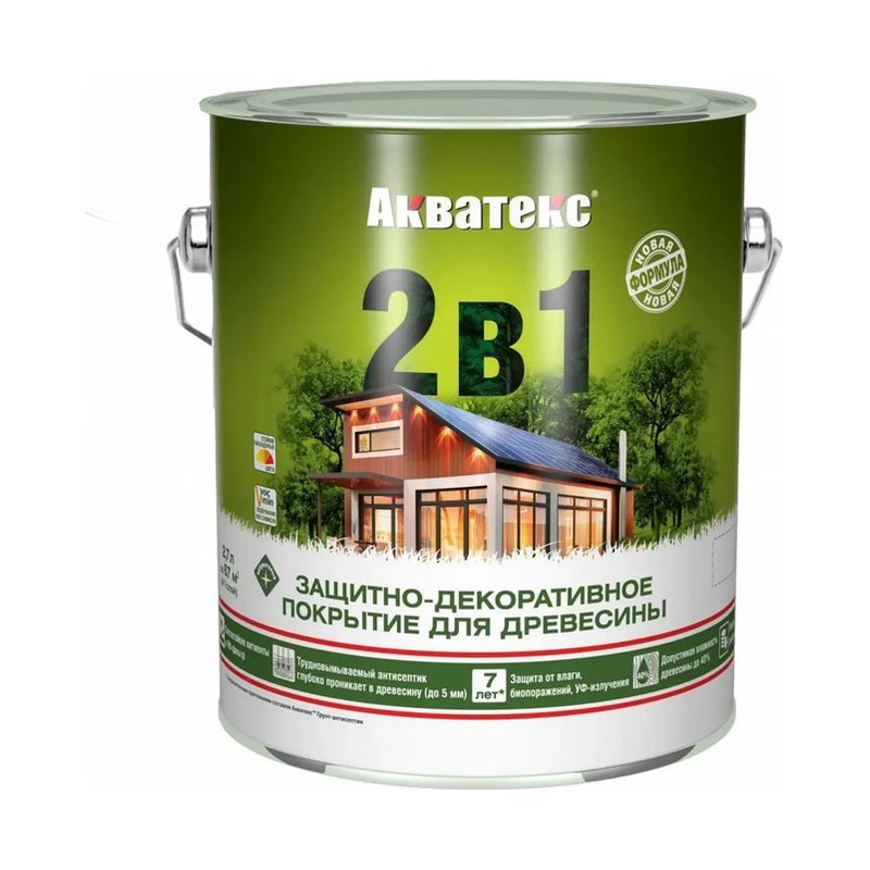 Антисептик Акватекс 2в1 палисандр (2,7л)