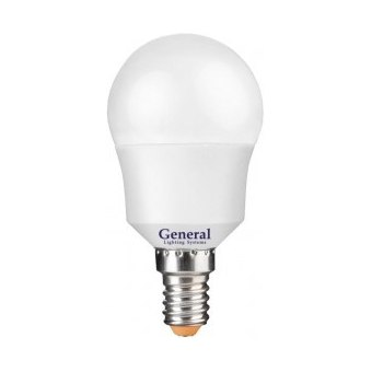 Лампа General светодиодная General белая 6500K (45×80мм)