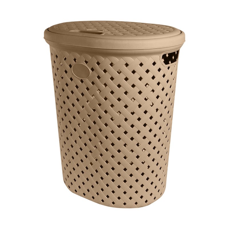 Корзина для белья Plast Team Rattan 14 л 325х280х280 мм (...