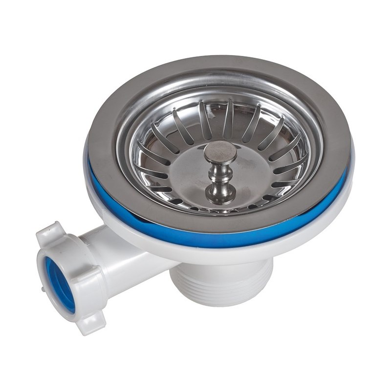 Выпуск для мойки 3 1/2" нержавеющая решётка ORIO А-4007-02