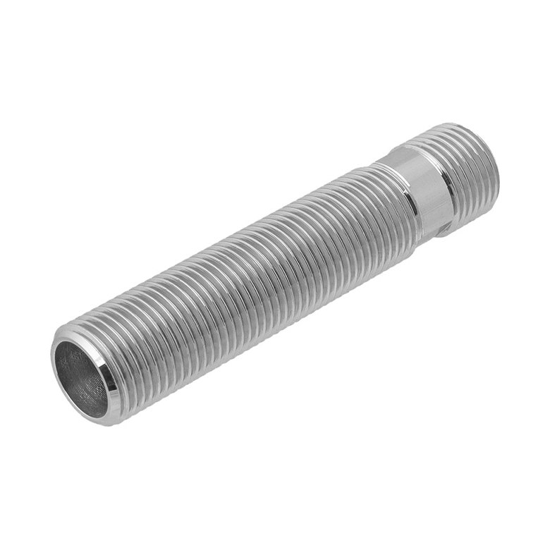 Сгон длинный резьбовой 1/2" НР 100мм хром