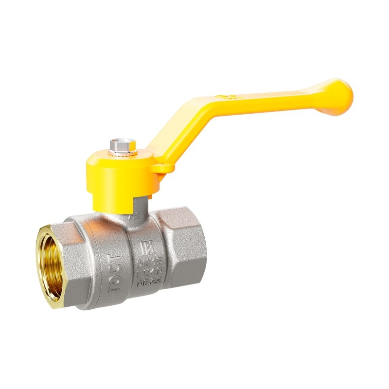 Кран шаровый PN40 1/2" В/В газовый длинная ручка