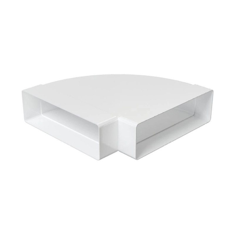 Колено горизонтальное VENTS 8281 90° 204х60мм