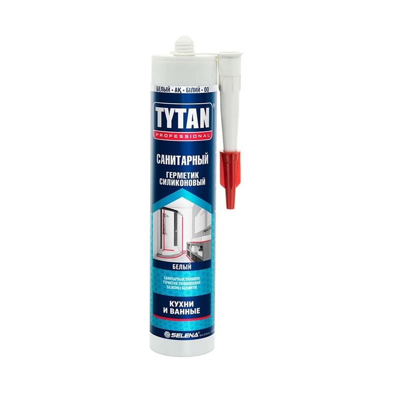 Герметик силиконовый санитарный Tytan 85г белый