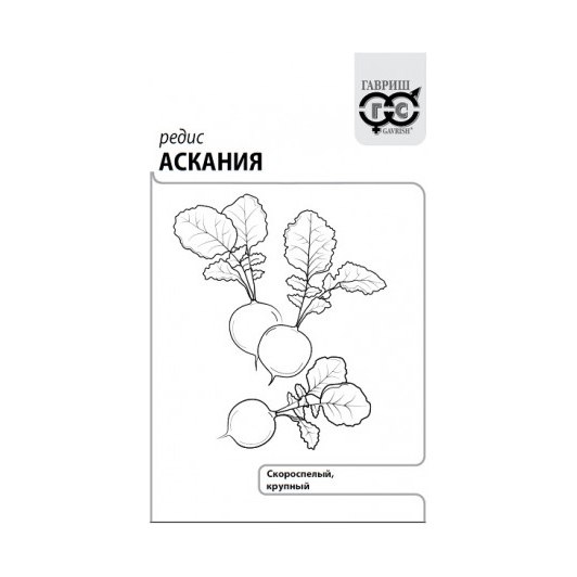 Редис Аскания 2гр Сибирский Сад