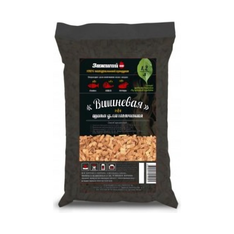 Щепа для копчения вишневая Зажигай (1,2л)