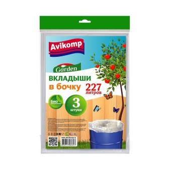 Вкладыши в бочку ПНД Garden 227л 40мк рулон прозрачный 5347