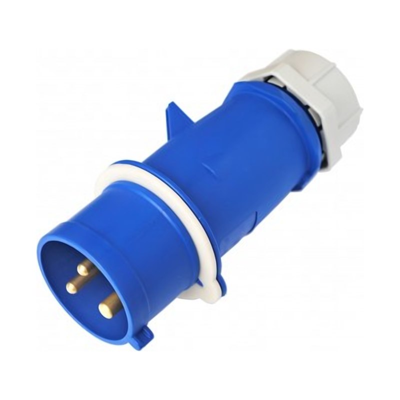 Вилка силовая переносная CEE 023 2P+PE 32А 220В IP44 TDM