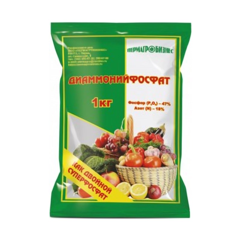 Удобрение диаммонийфосфат двойной суперфосфат (1кг)