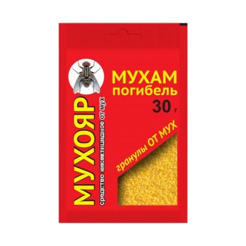 Средство от мух Мухояр гранулы (30г)