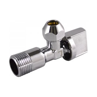 Кран угловой VIEIR GZR32A с сеткой 1/2х3/8