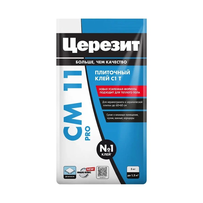 Клей для керамогранита Ceresit CM 11 Pro (5кг)