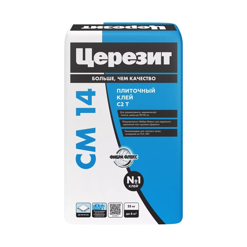 Клей для плитки и керамогранита Ceresit CM14