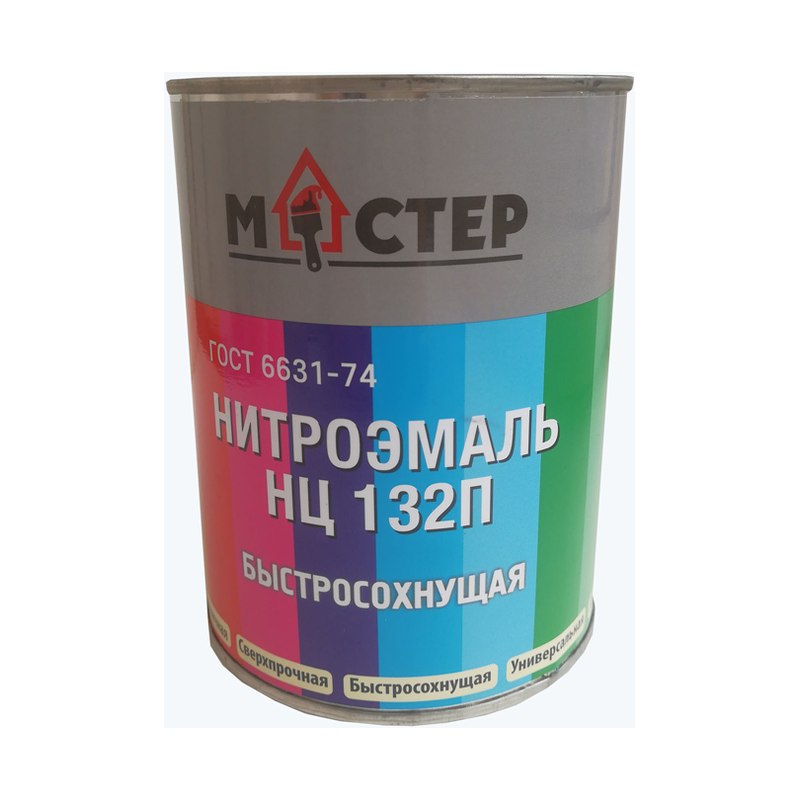 Эмаль нитро Мастер НЦ-132П белая 0,7кг