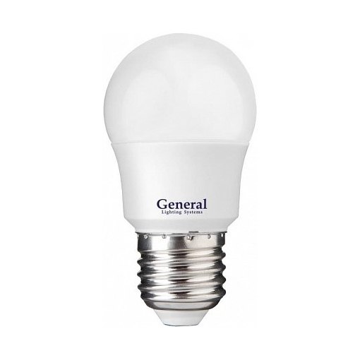 Лампа светодиодная General шар G45 10Вт 4500К E27