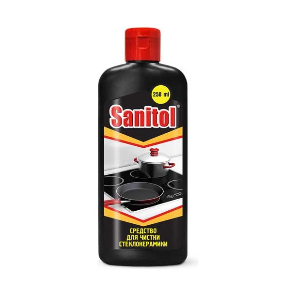 Средство для чистки стеклокерамики SANITOL ЧС-35 250мл