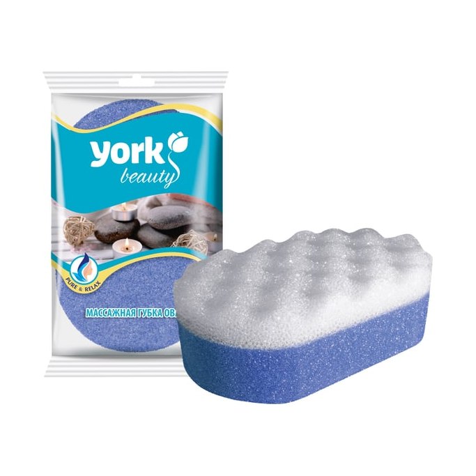 Губка массажная YORK малая