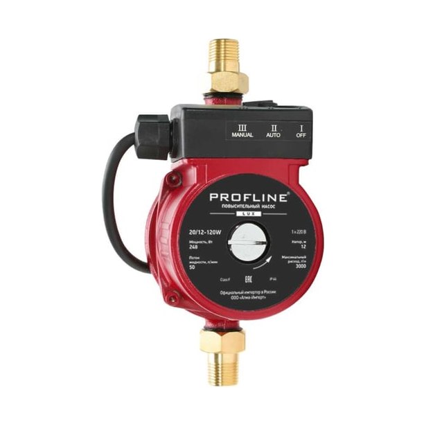 Насос повышения давления PROFLINE LUX 20/12 120Вт