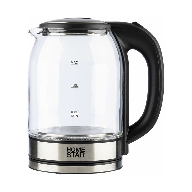 Чайник электрический HOMESTAR HS-1042 1,8л 2200Вт черный
