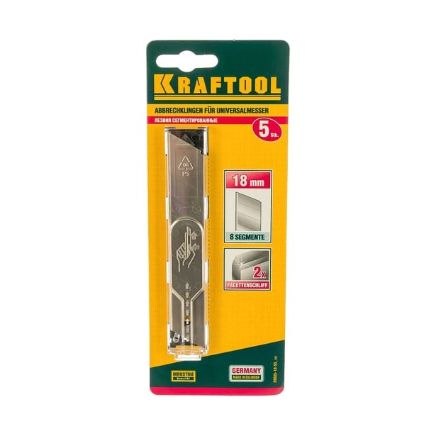 Лезвие сегментное с покрытием 8 сегментов 5шт Kraftfool