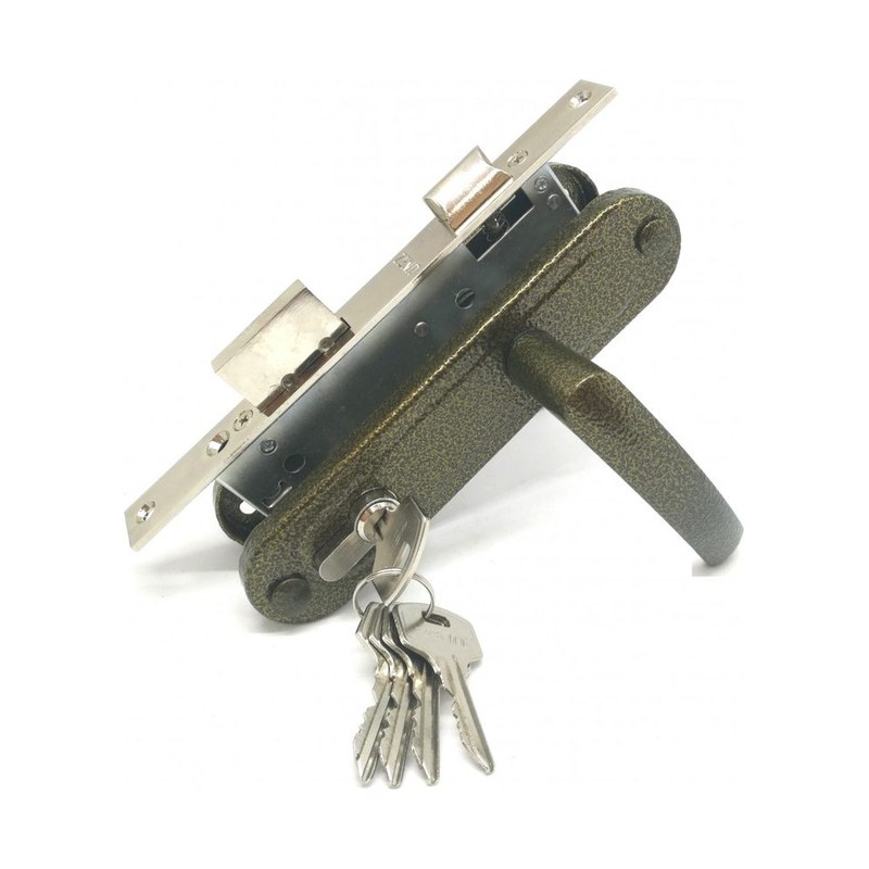Замок врезной цилиндровый LOCKSET16.CRONA.4070-1