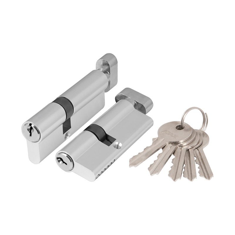 Механизм цилиндровый AZ1002 Knob100 40х10х50мм хром