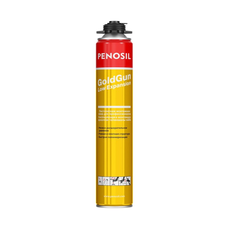 Пена монтажная проф PENOSIL GOLD GUN 750мл 50л 12/672