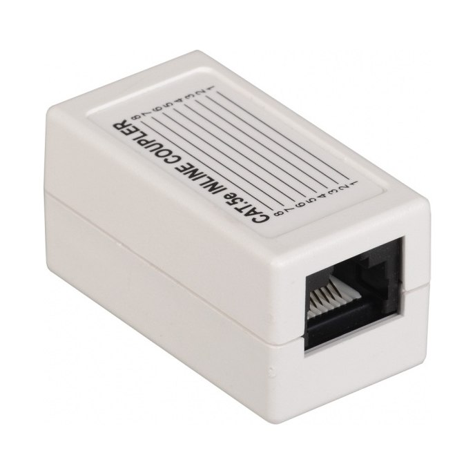 Розетка компьютерная RJ45 кат.5E UTP Inspiria белый