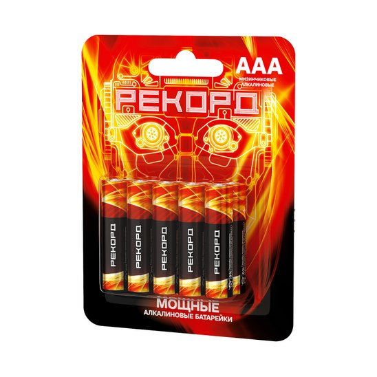Батарейка алкалиновая РЕКОРД AAA LR03 поштучно