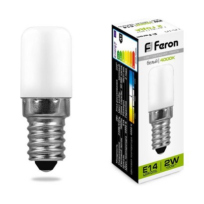 Лампа светодиодная Feron E14 2Вт 4000K матовая