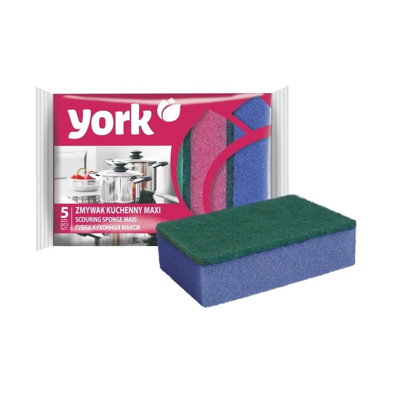 Губка для посуды York макси (5шт)