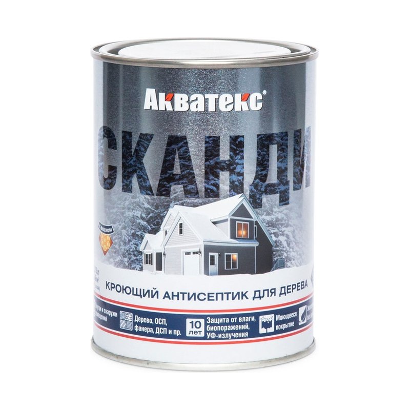 Антисептик кроющий Акватекс СКАНДИ имбирный (2,5л)