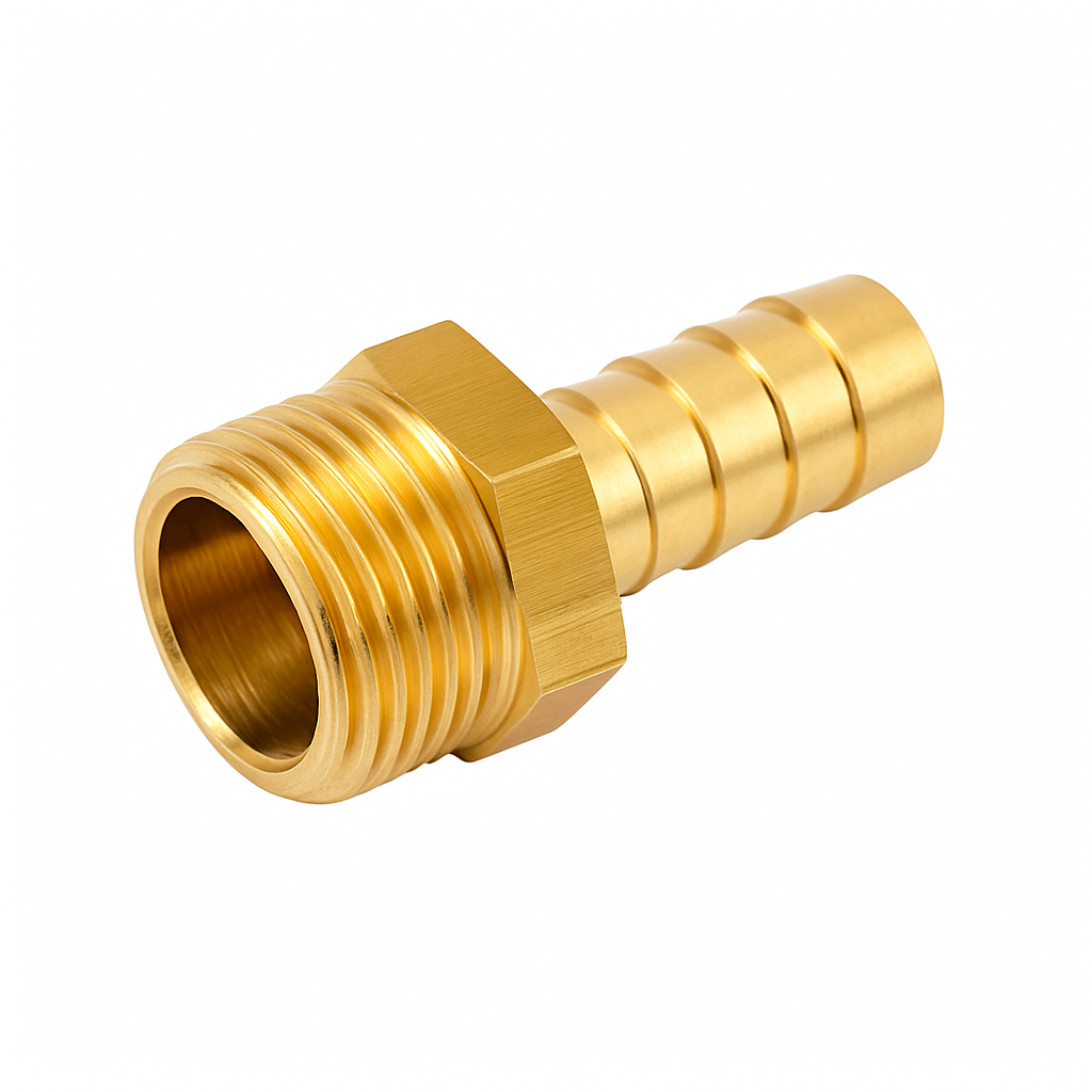 Штуцер латунный 3/4"×10 мм НР