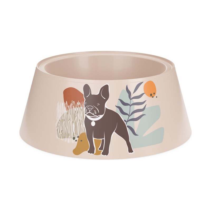 Миска Dogs 0,7л бежевый м7880
