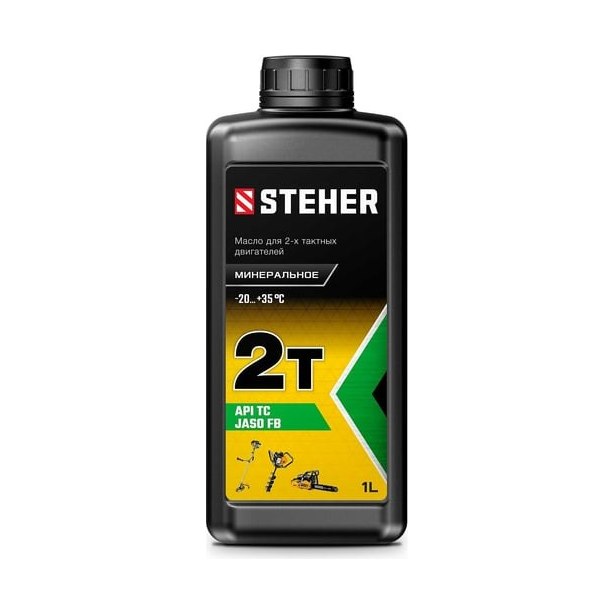 Масло минеральное для 2-тактных двигателей STEHER 1л