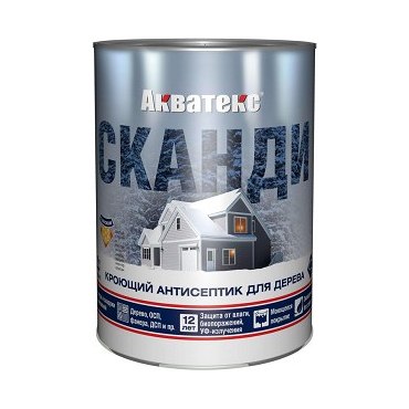 Антисептик Акватекс СКАНДИ кроющий для дерева 0,75 л лакрица