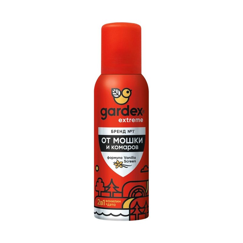 Аэрозоль-репеллент GARDEX Extreme от мошки и комаров