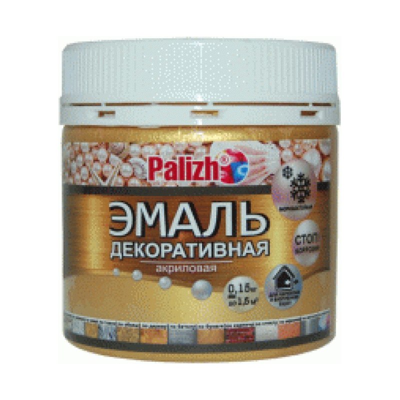 Эмаль декоративная акриловая Палиж сусальное золото