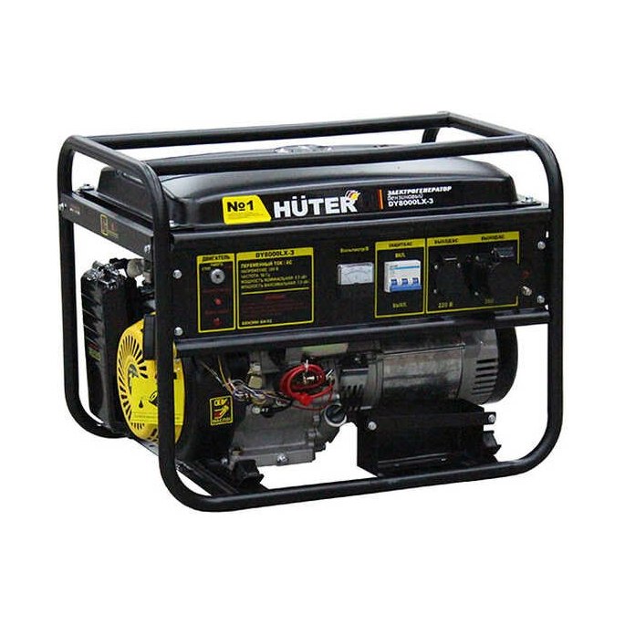 Генератор бензиновый HUTER DY8000LX-3