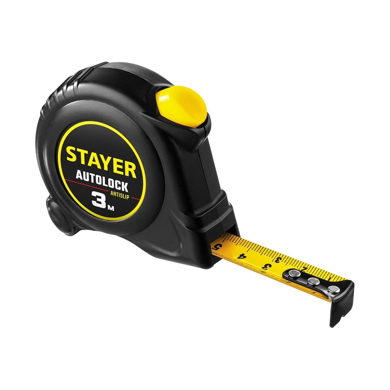 Рулетка STAYER AutoLock 3м×16мм