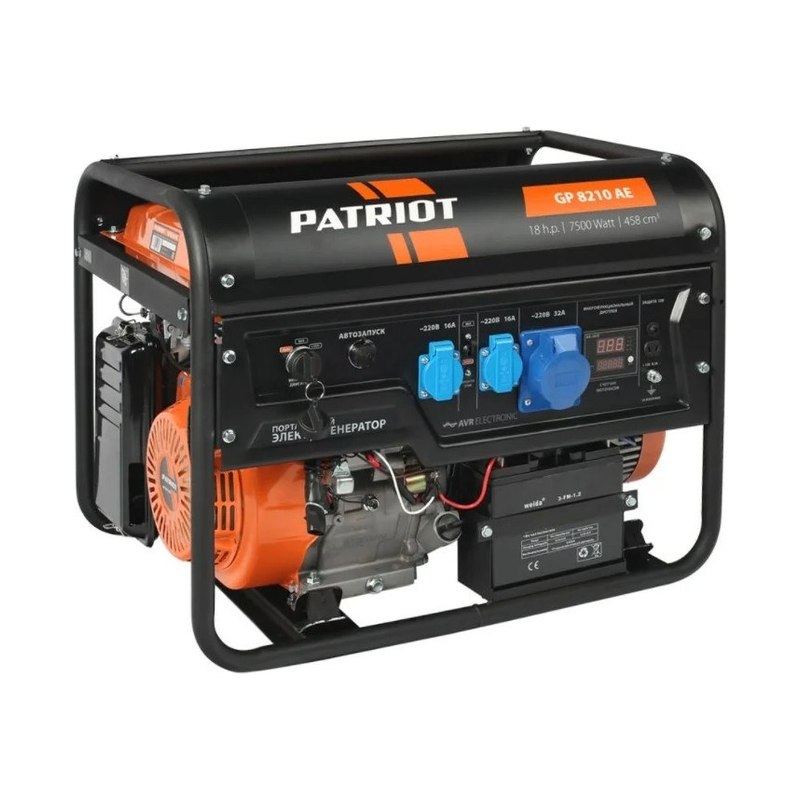 Генератор бензиновый PATRIOT GP 8210AE