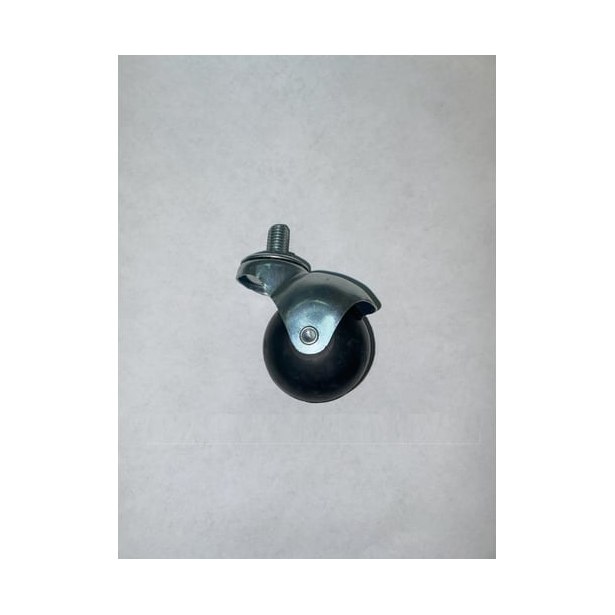 Опора колесная мебельная SCmt 25 колесо-шар (50мм)